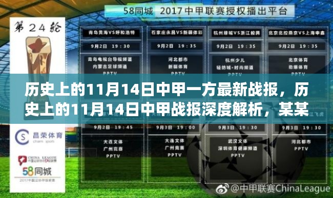 历史上的11月14日中甲战报深度解析与观点探讨